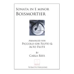 Image links to product page for Sonata in E minor for Piccolo (or Flute) and Alto Flute