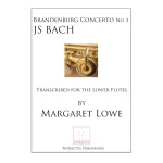 Image links to product page for Brandenburg Concerto No. 3 for Low Flute Ensemble