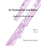 Image links to product page for 24 Vocalises for Low Flutes, Vol 1