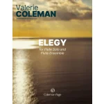 Image links to product page for Elegy for Flute Solo and Flute Ensemble