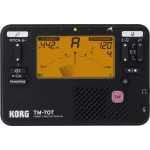 Image links to product page for Korg TM-70T-BK Combo Tuner Metronome, Black