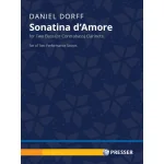 Image links to product page for Sonatina d'Amore for Two Bass Clarinets