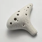 Image links to product page for Stein 12-hole Ocarina, Alto C, Marbled White