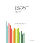 Image links to product page for Sonata in F major for Flute (or Treble Recorder) and Guitar, Op. 1 No. 11