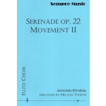 Image links to product page for Serenáde (Movement II) for Flute Choir, Op. 22