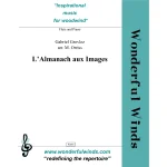 Image links to product page for L'Almanach aux Images for Flute and Piano