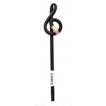 Image links to product page for Bentcil Treble Clef Shaped Pencil, Black