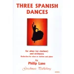 Image links to product page for Three Spanish Dances for Oboe/Clarinet and Piano