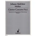 Image links to product page for Concerto No. 3 in B flat major for Clarinet and Piano