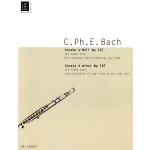 Image links to product page for Sonata in A minor for Solo Flute, Wq132