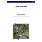 Image links to product page for Canon and Gigue for Clarinet Quartet