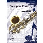 Image links to product page for Four plus Five for Alto Saxophone and Piano