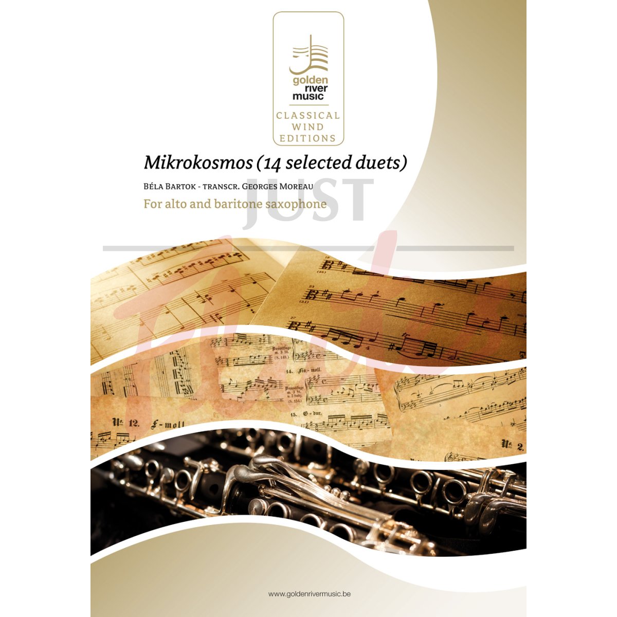 14 Selected Duets from Mikrokosmos for Alto and Baritone Saxophone