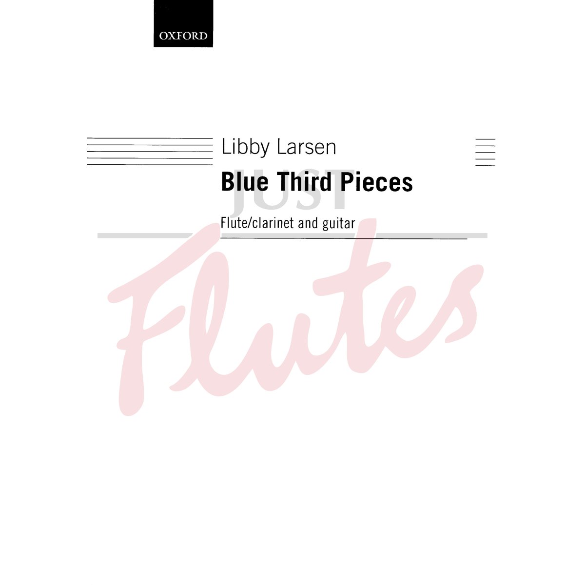 Blue Third Pieces for Flute or Clarinet and Guitar