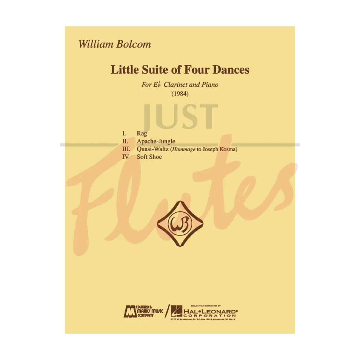 Little Suite Of Four Dances for Eb Clarinet