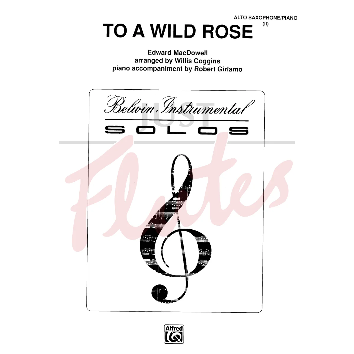 To A Wild Rose for Alto Saxophone and Piano