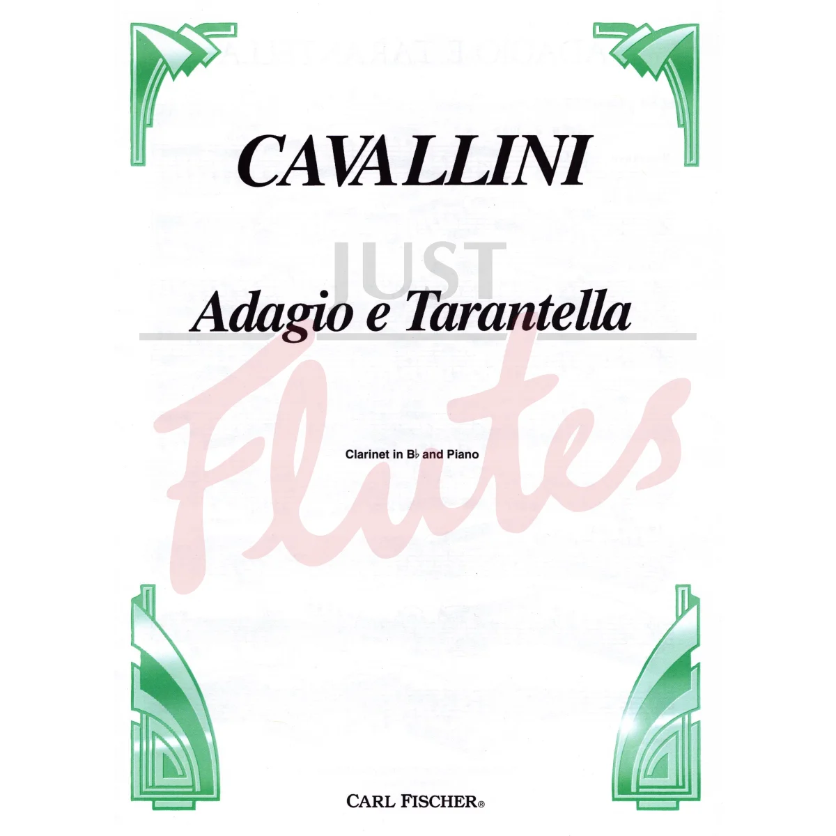 Adagio e Tarantella for Clarinet and Piano