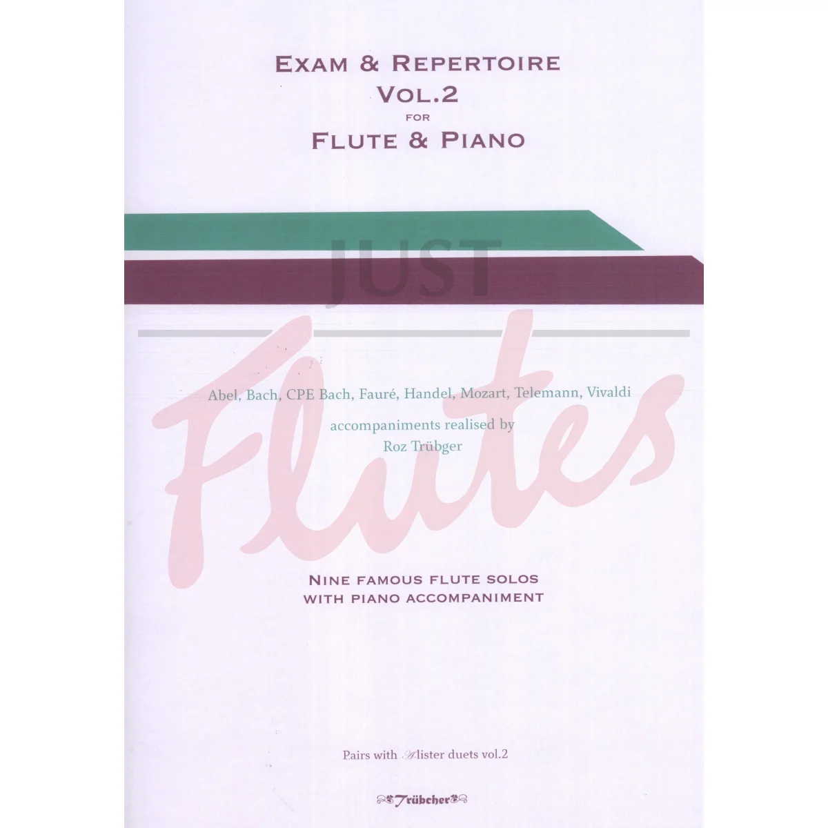 Exam &amp; Repertoire Vol. 2 for Flute and Piano