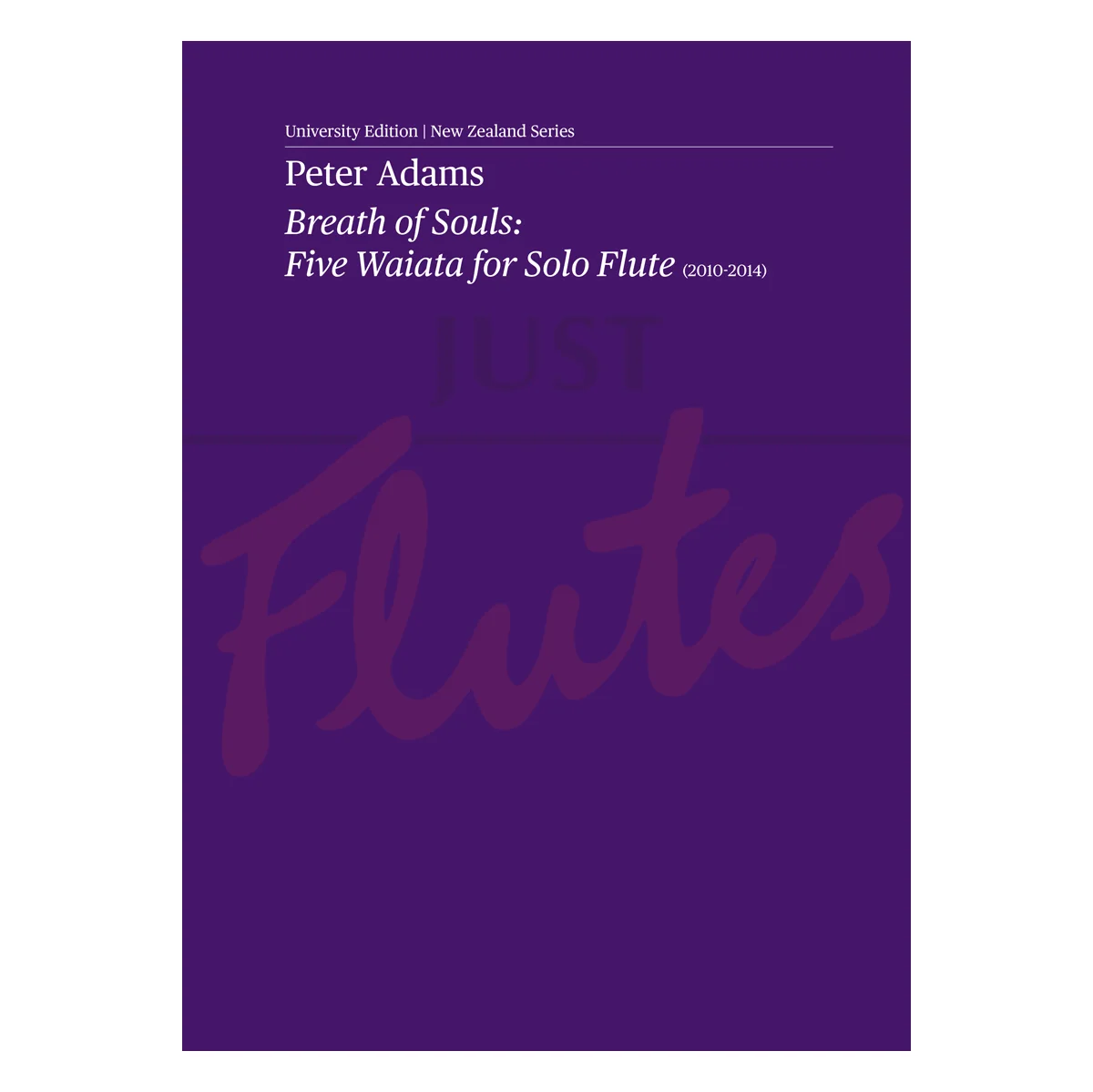 Breath of Souls: Five Waiata for Solo Flute