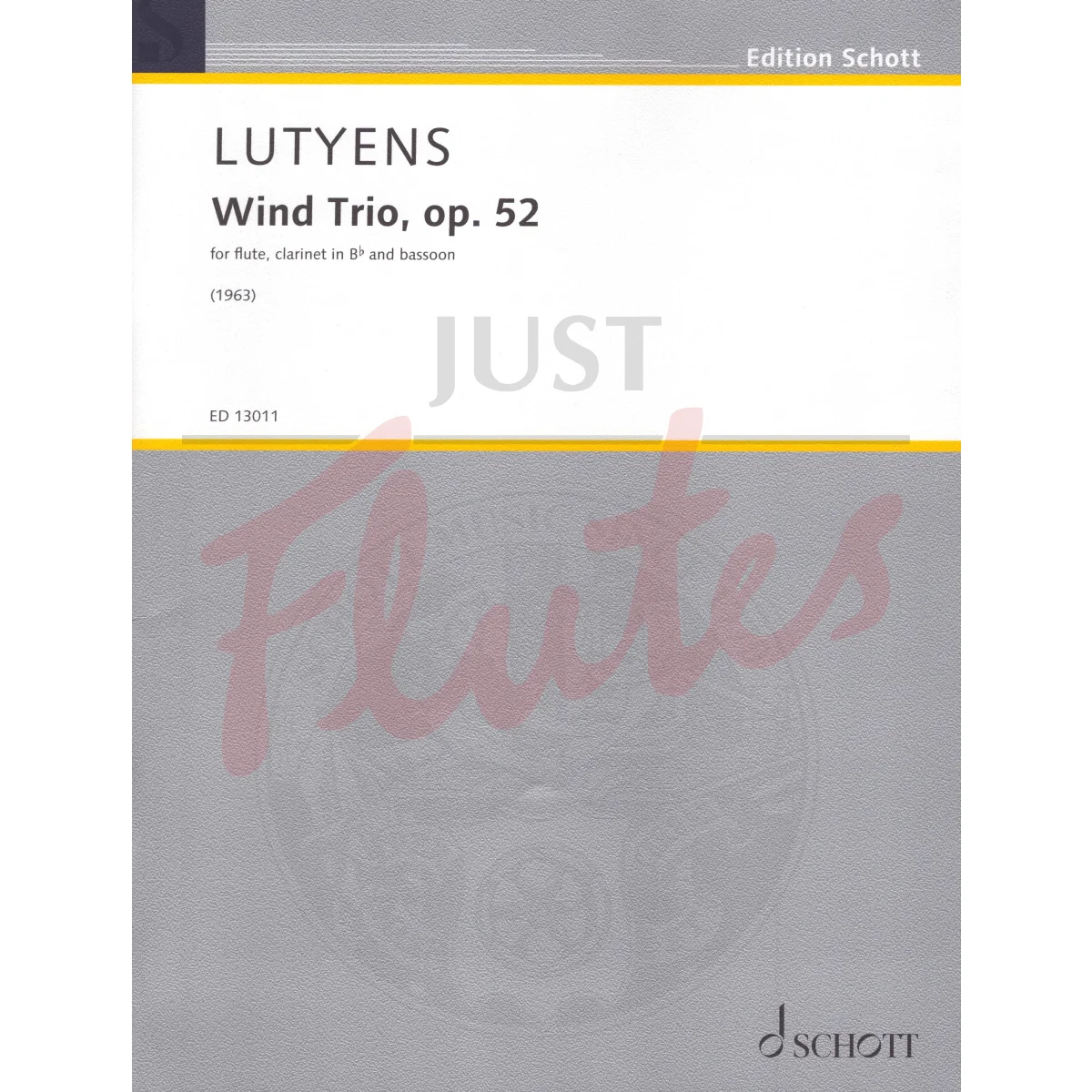 Wind Trio for Flute, Clarinet and Bassoon