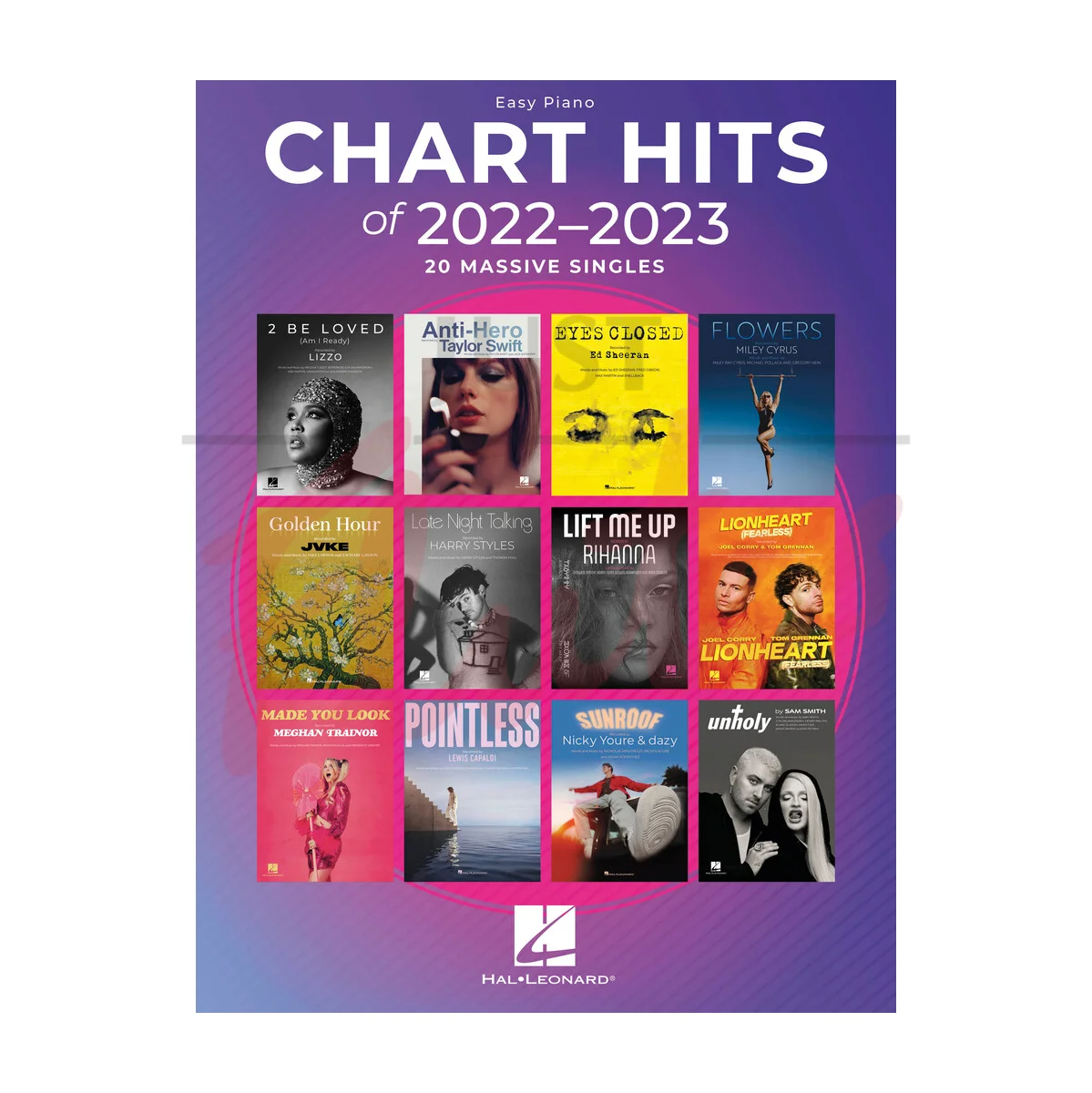 Chart Hits of 2022-2023 for Easy Piano