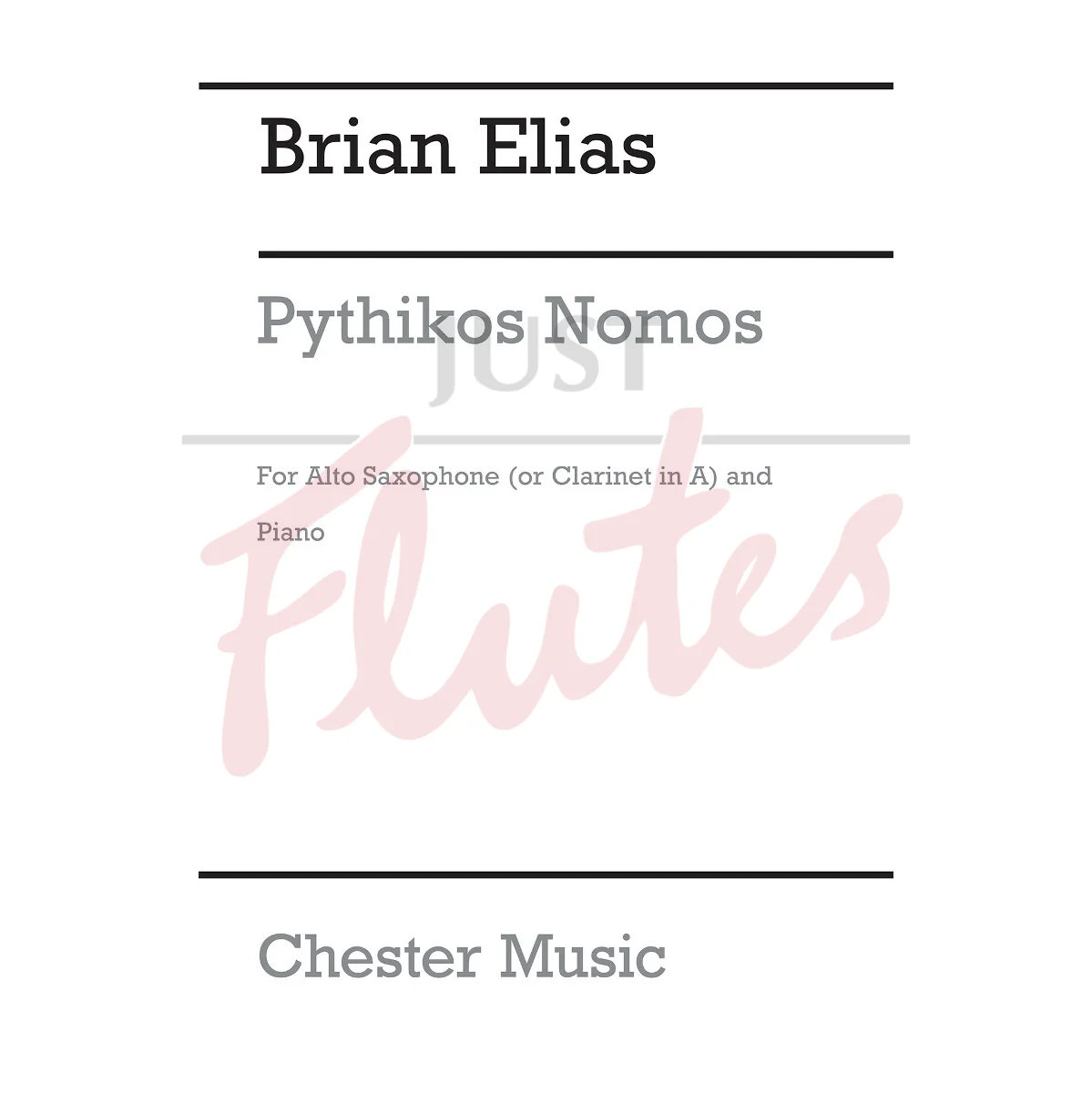 Pythikos Nomos for Alto Saxophone and Piano