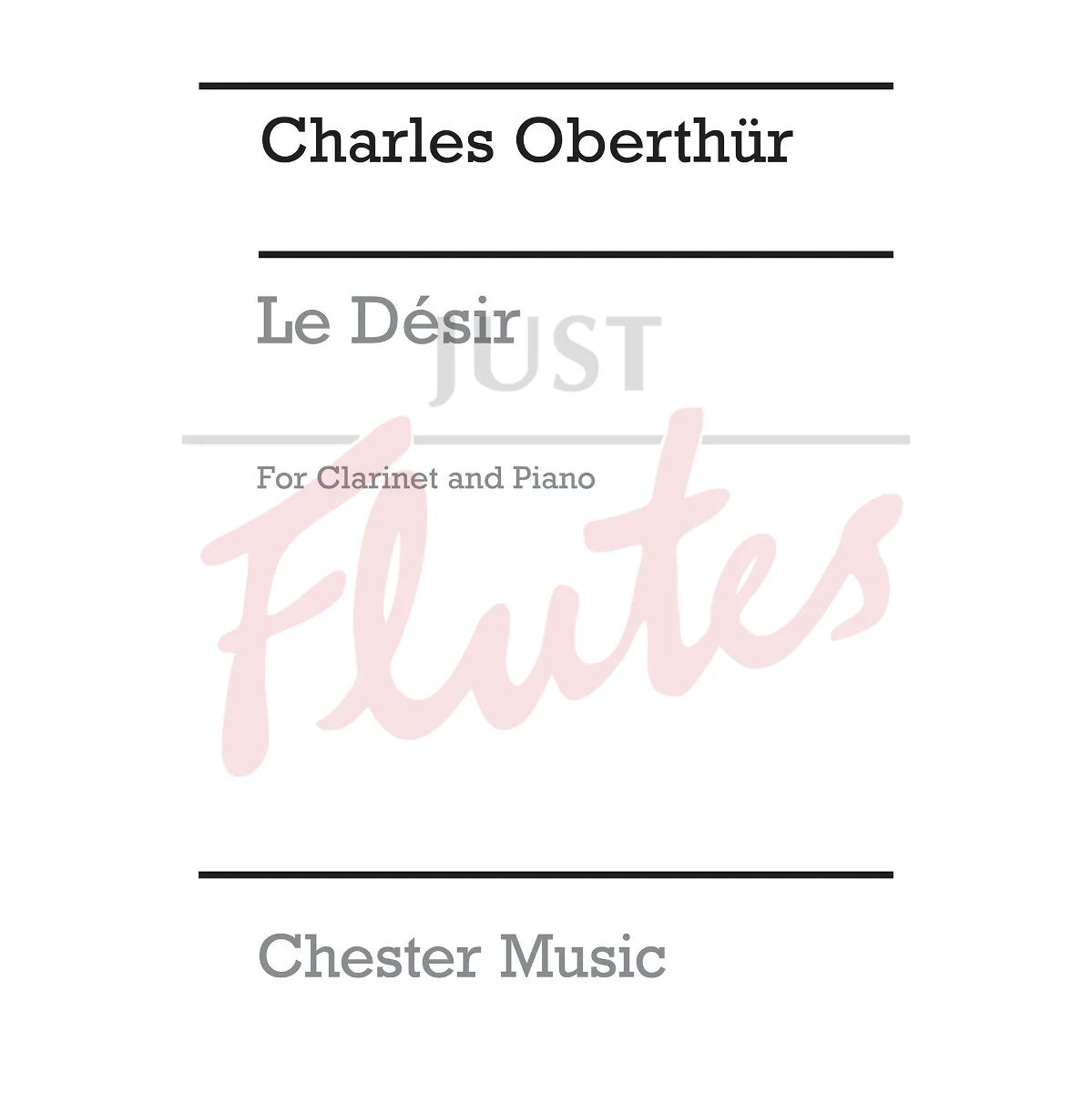 Le Desir for Clarinet and Piano