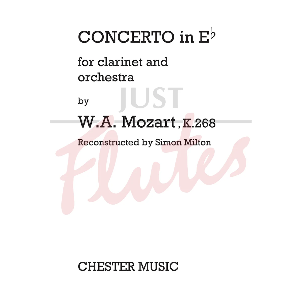 Concerto in Eb for Clarinet and Piano