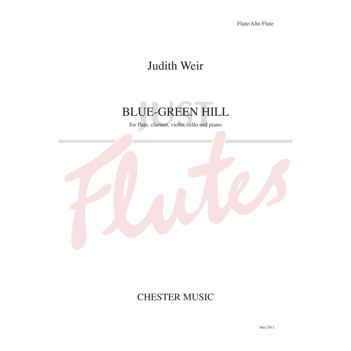 Blue-Green Hill for Flute, Clarinet, Violin and Cello