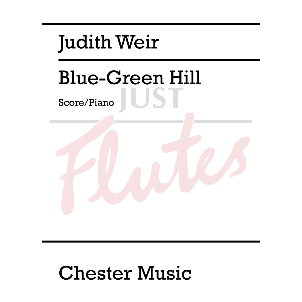 Blue-Green Hill for Flute, Clarinet, Violin, Cello and Piano