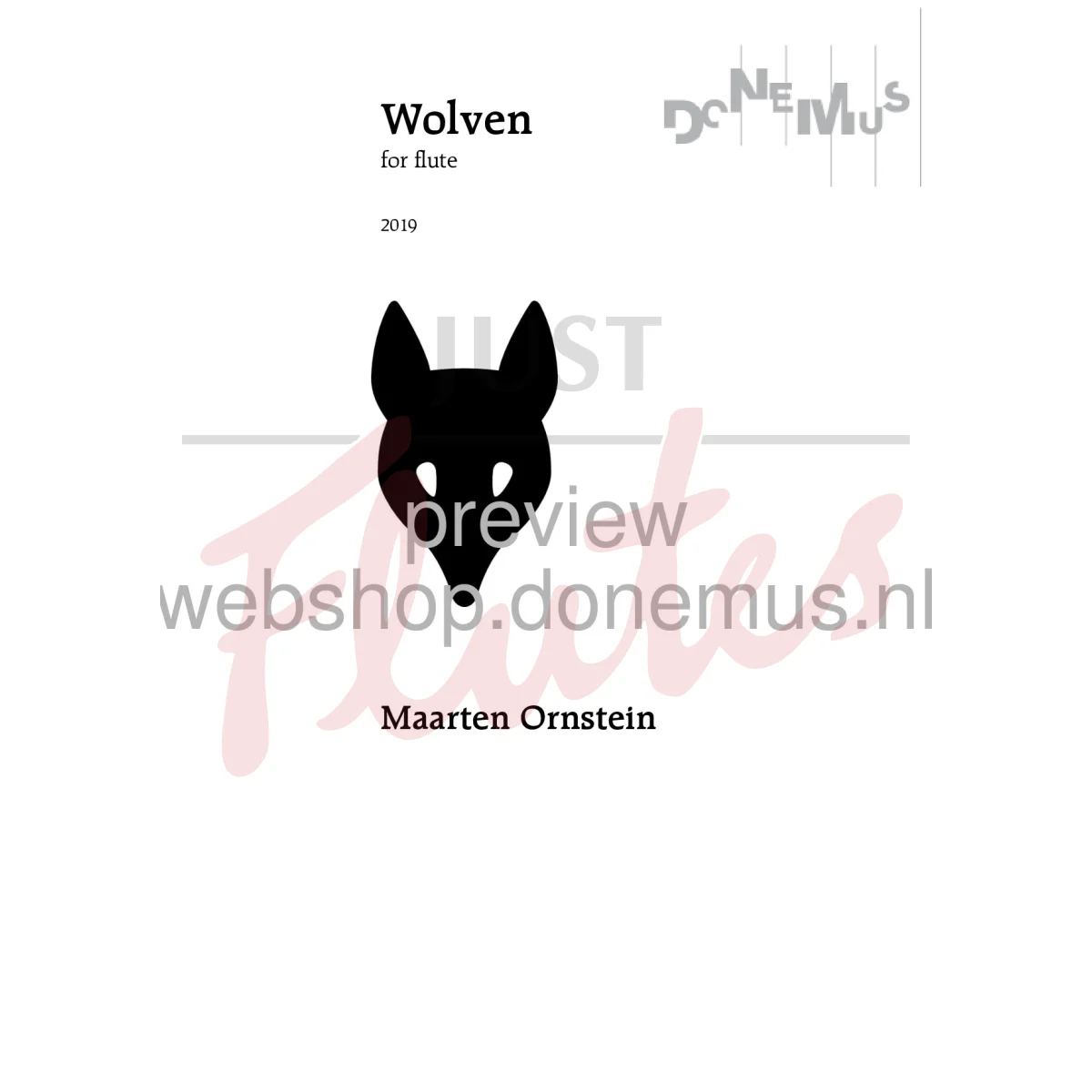 Wolven for Solo Flute