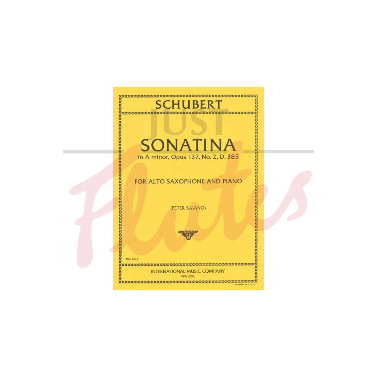 Sonatina in A minor for Alto Saxophone and Piano