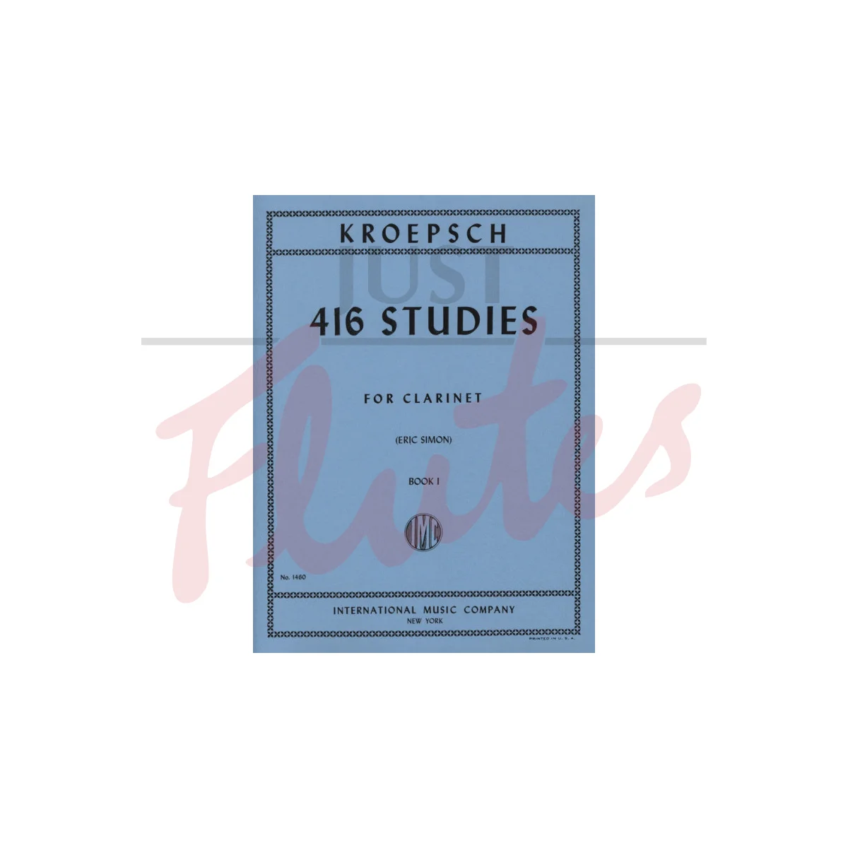 416 Studies for Clarinet, Vol. 1