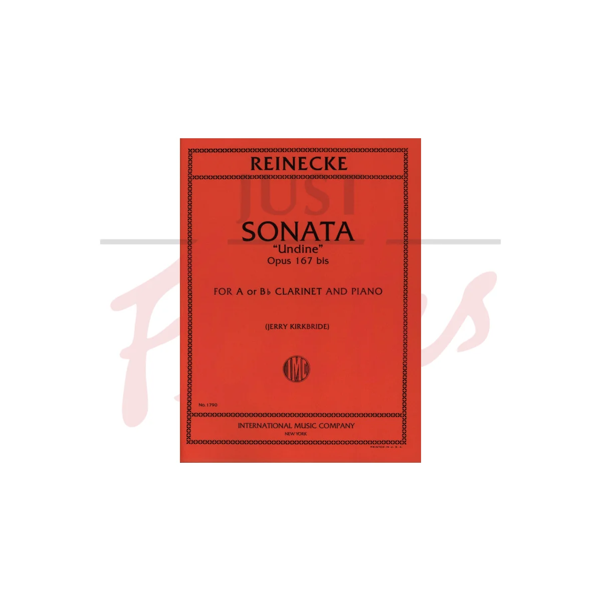 Sonata &quot;Undine&quot; for Clarinet in A or Bb and Piano