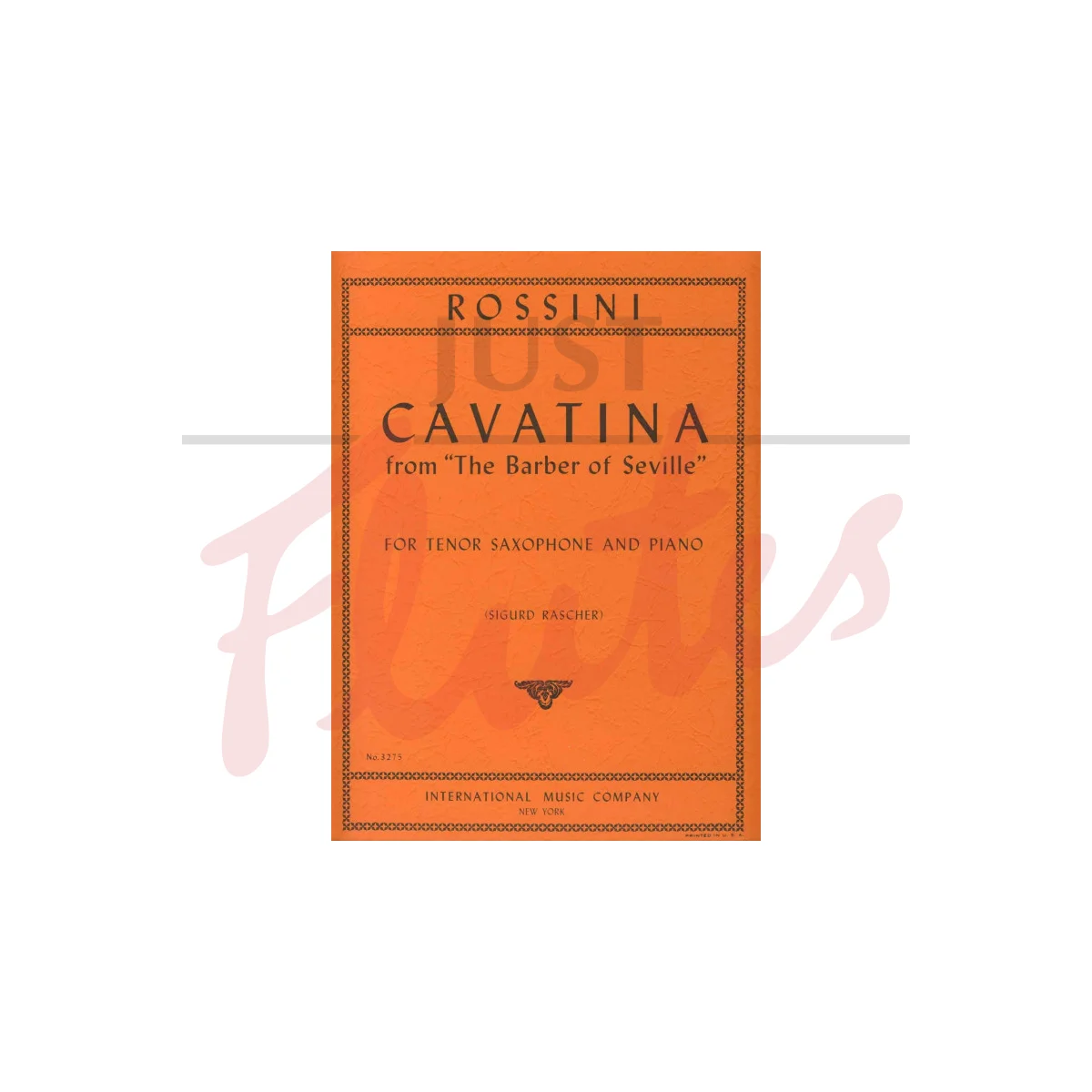 Cavatina from &quot;The Barber of Seville&quot; for Tenor Saxophone and Piano