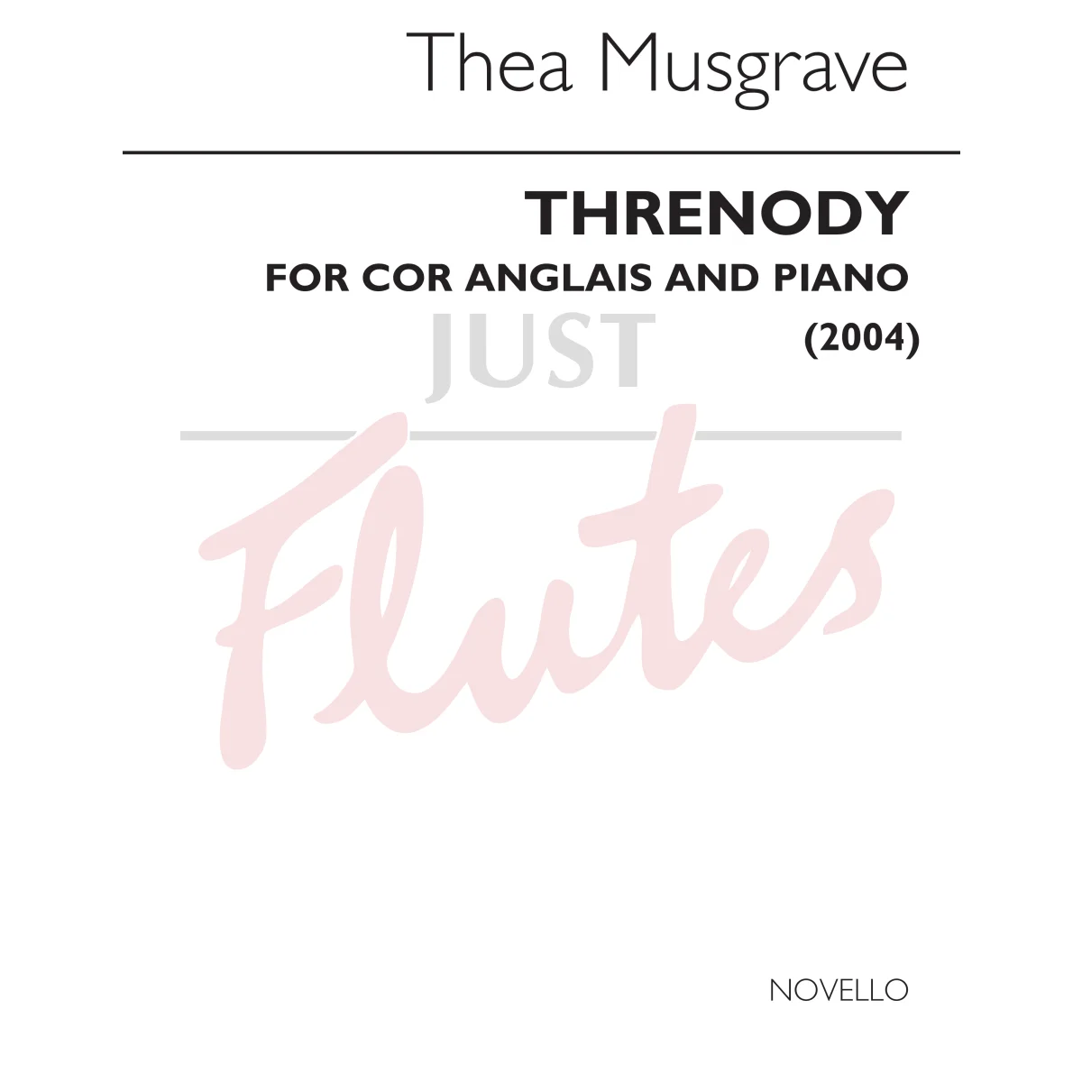 Threnody for Cor Anglais (Oboe) and Piano