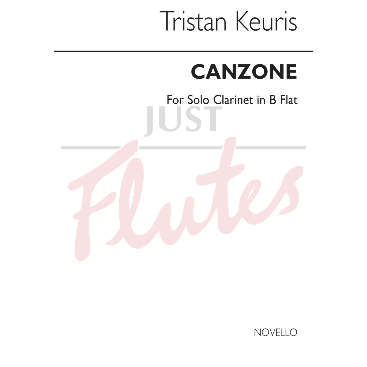 Canzone for Solo Clarinet