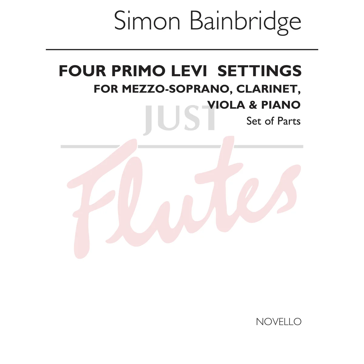 Four Primo Levi Settings for Mezzo-Soprano, Clarinet, Viola and Piano