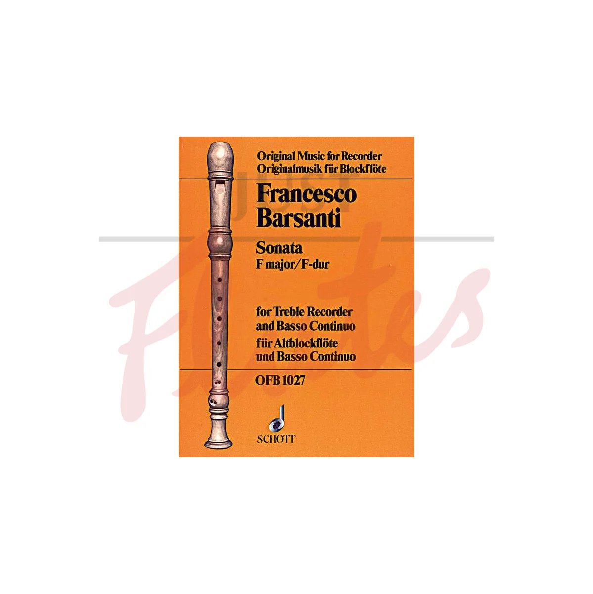 Sonata No. 5 in F major for Treble Recorder and Basso Continuo