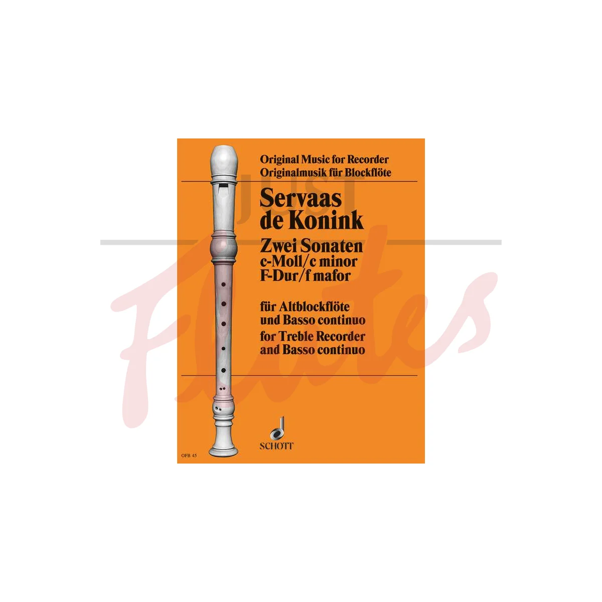 Two Sonatas for Treble Recorder and Basso Continuo