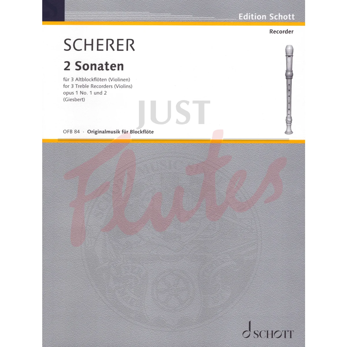 Two Sonatas for Three Treble Recorders/Violins