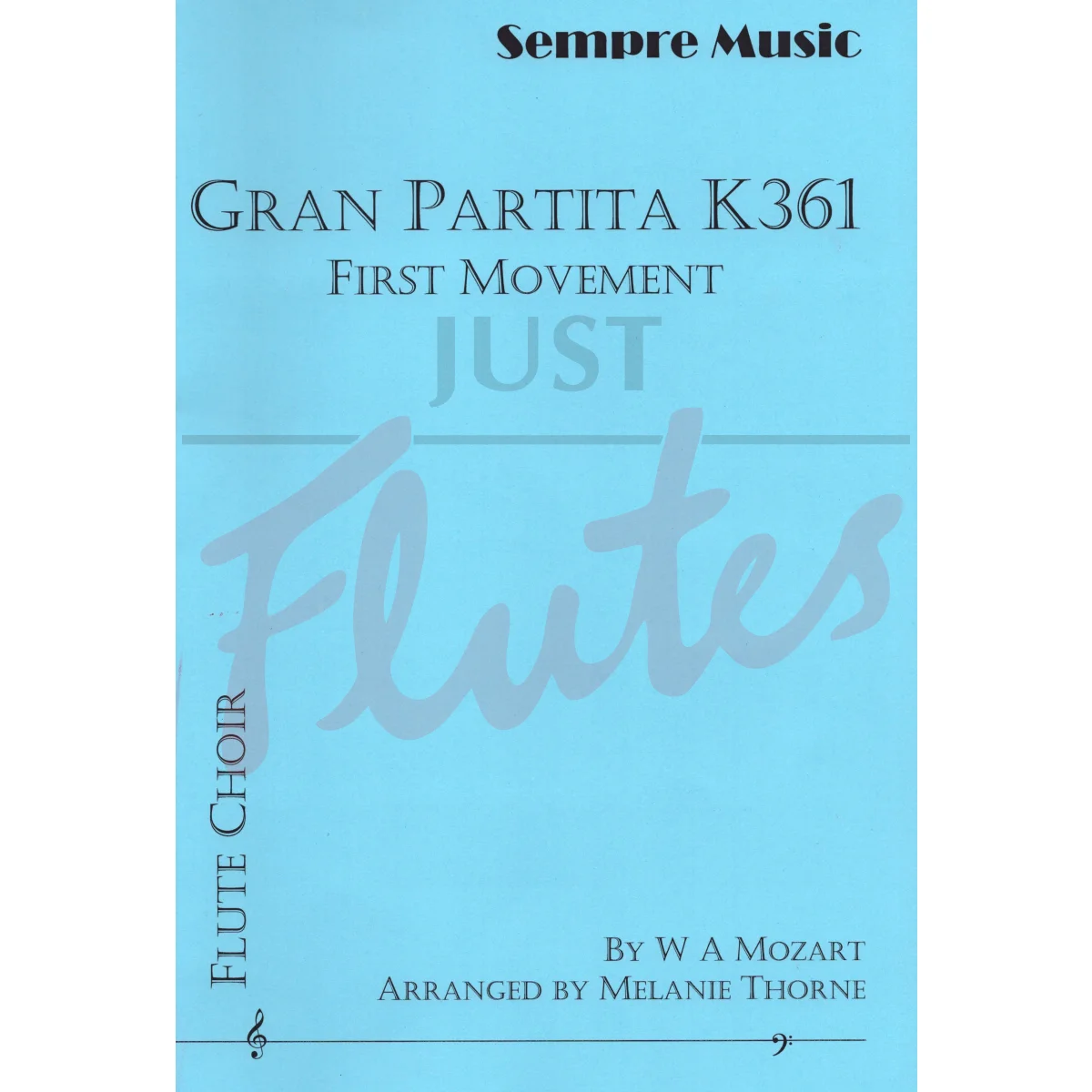 First Movement from &quot;Gran Partita&quot; for Flute Choir
