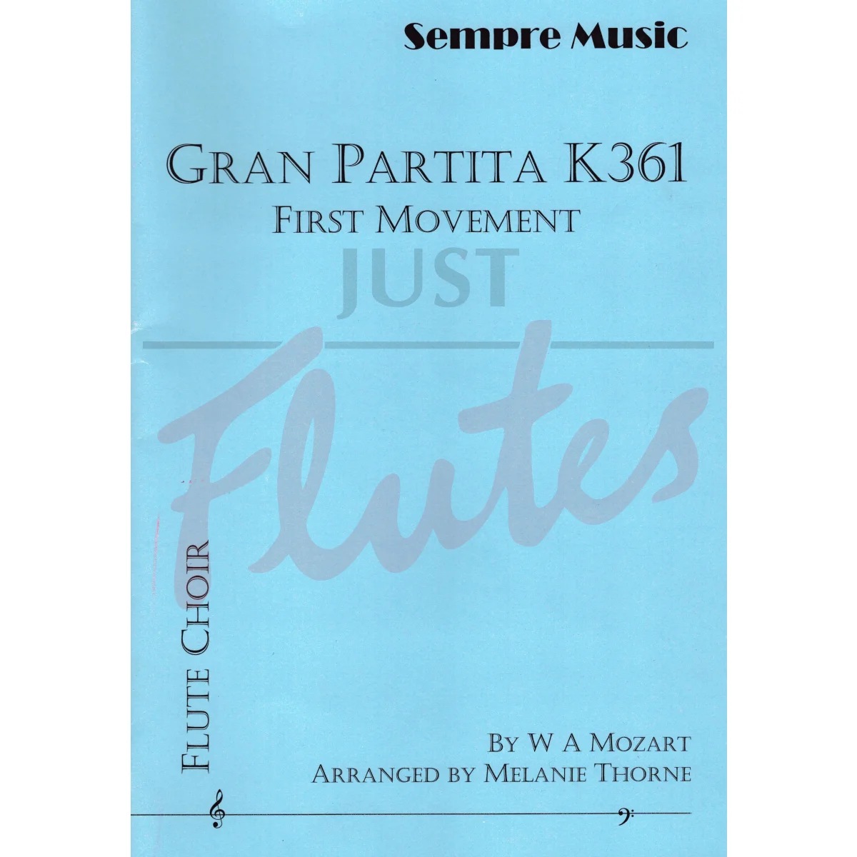 First Movement from &quot;Gran Partita&quot; for Flute Choir