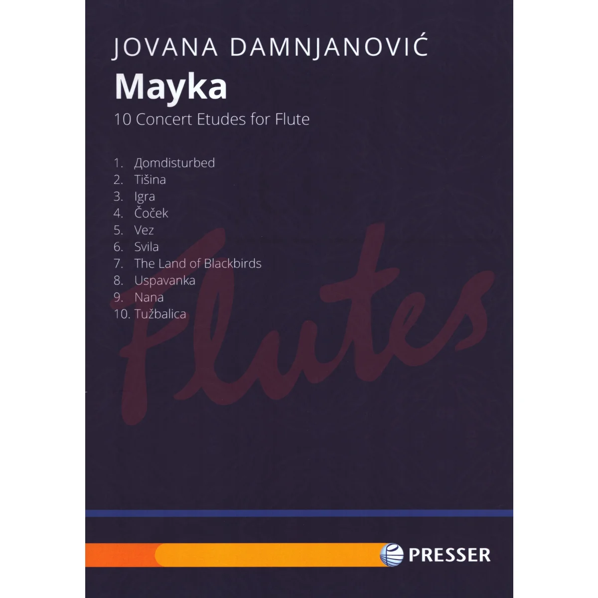 Mayka: 10 Concert Etudes for Flute