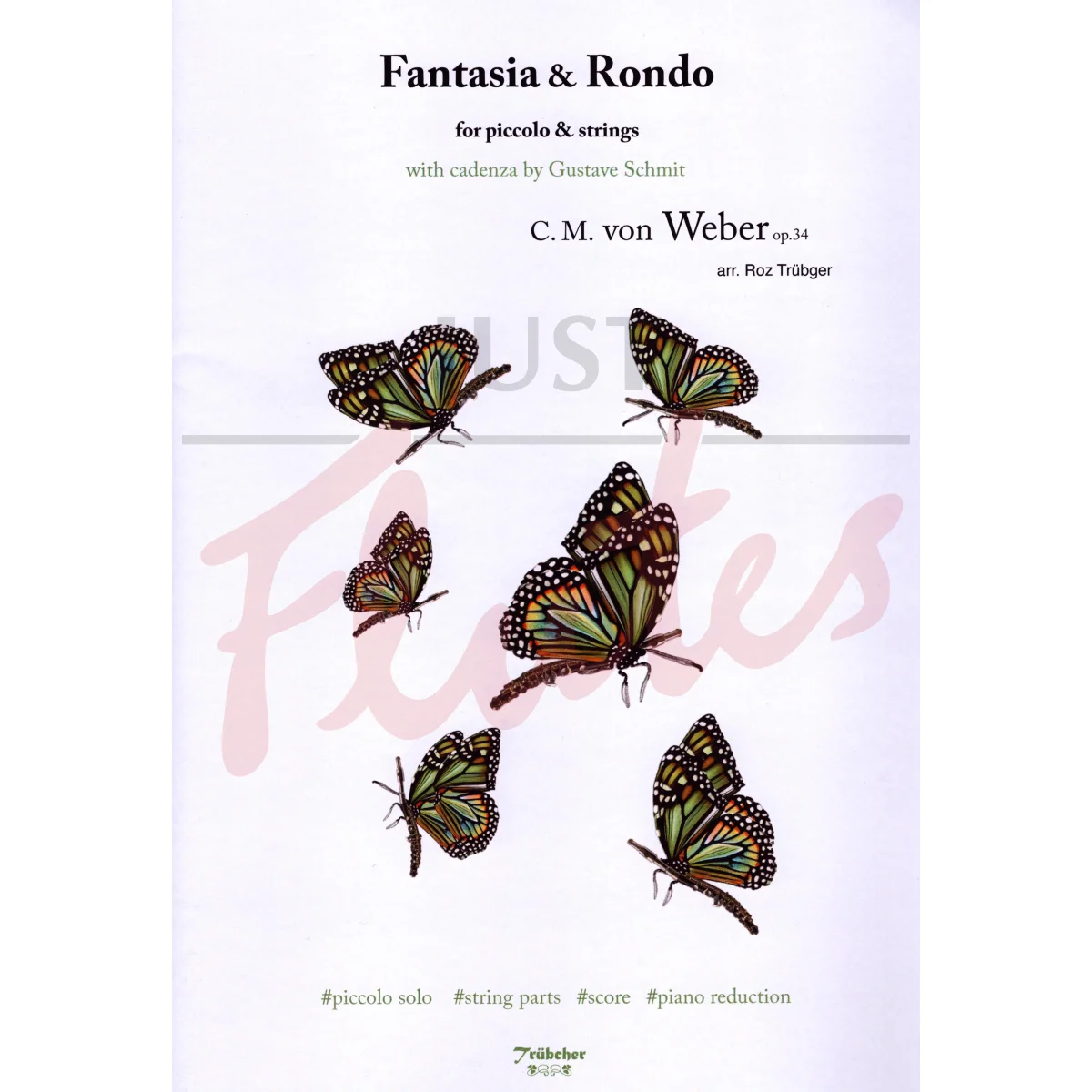 Fantasia &amp; Rondo for Piccolo and Strings with Piano Reduction