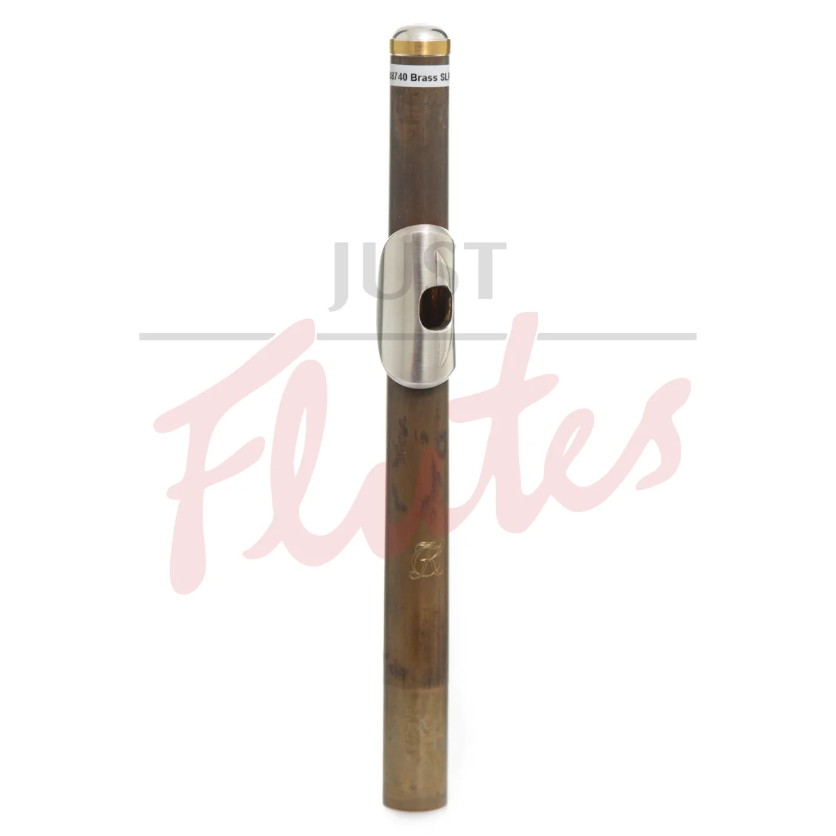 CK Brass Flute Headjoint With Solid Lip & Riser And Adler Wings