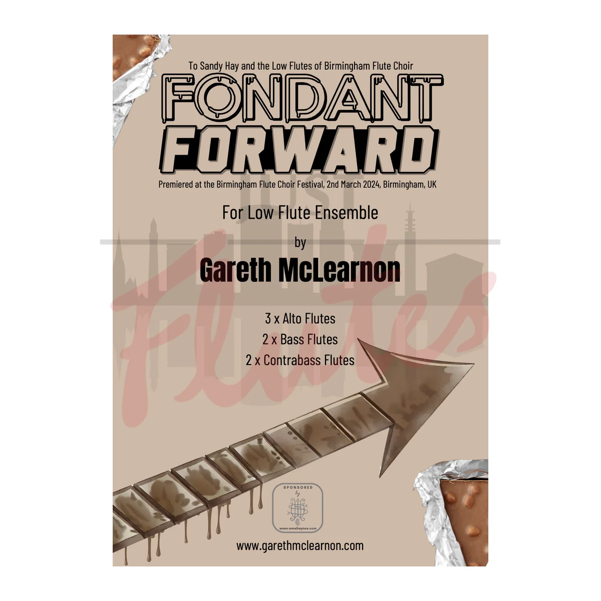 Fondant Forward for Low Flute Ensemble