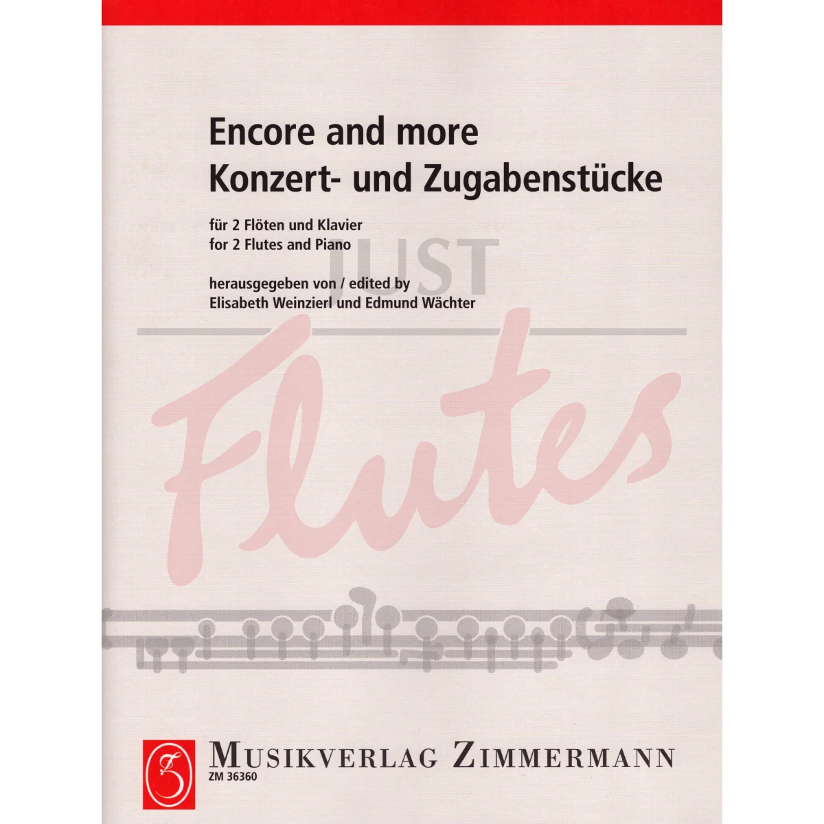 Encore and More for Two Flutes and Piano