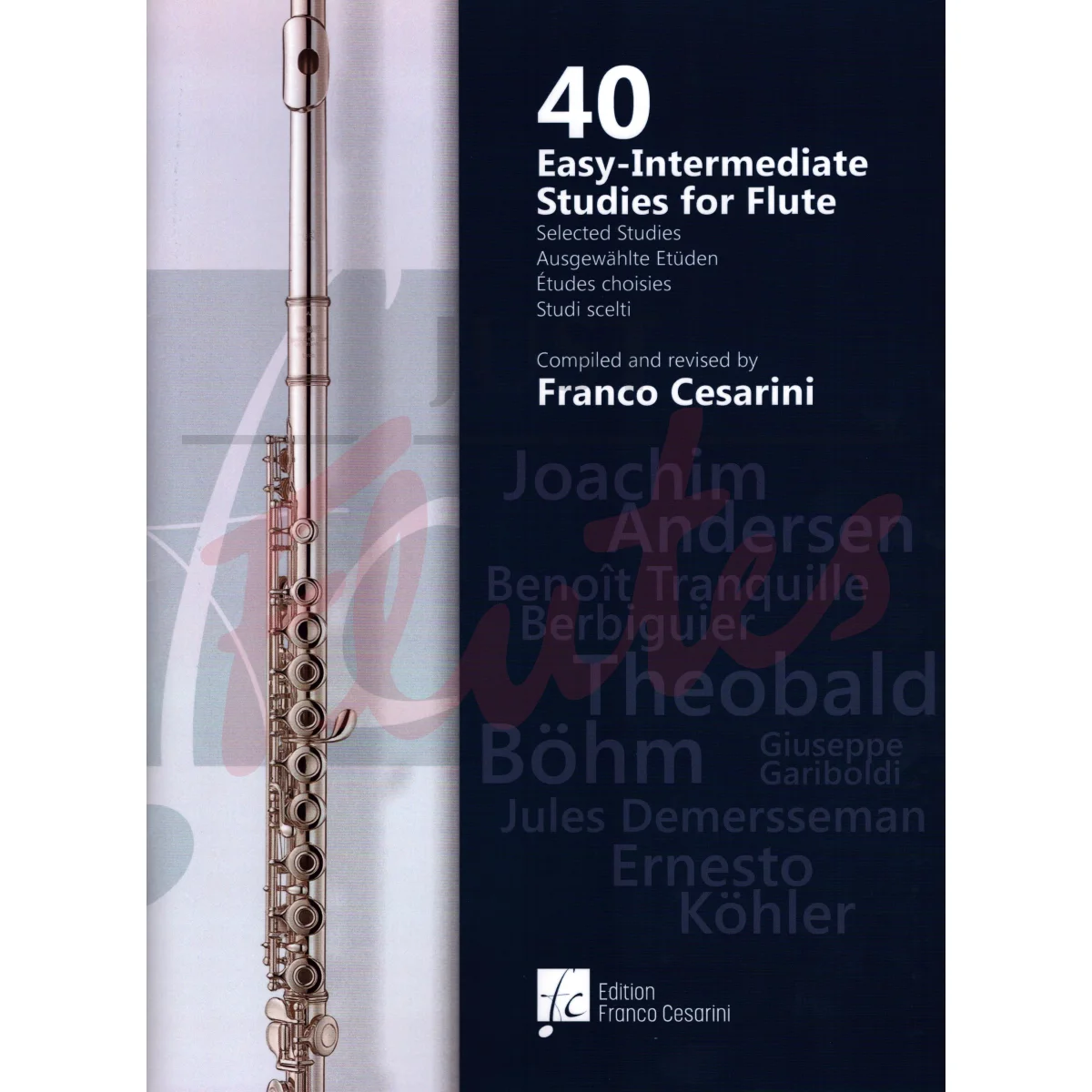 40 Easy-Intermediate Studies for Flute