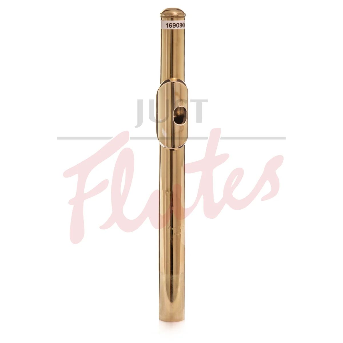 Pre-Owned Pearl .925 Flute Headjoint 22K Champagne Gold-plated Vivace Cut